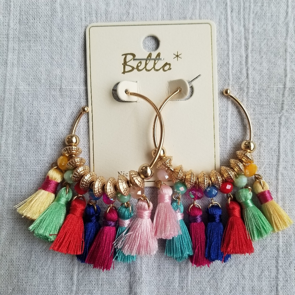 💥 Colorful Tassel Earrings